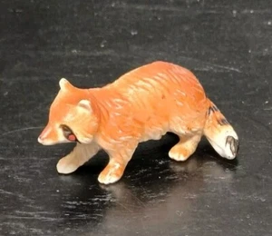Vintage Raccoon Figurine Hard Plastic 3" - Picture 1 of 7