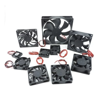 Dc 5/12/24V Cooling Fan Brushless Case Quiet 40MM 50MM 60MM 70MM 80MM 120MM - Image 1 of 4