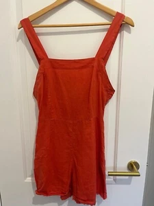 Afends Coral Hemp Blend Playsuit. Size 8 - Bild 1 von 4