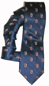 Tradiciones navideñas NUEVO Corbata Cuello Azul Rojo Santa Claus Navidad para hombre $49 X84 - Imagen 1 de 2