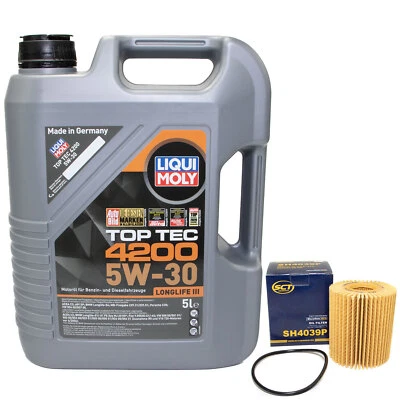 Motoröl Set 5W-30 5 Liter + Ölfilter SH 4039 P für Lexus GS LS - Bild 1 von 4