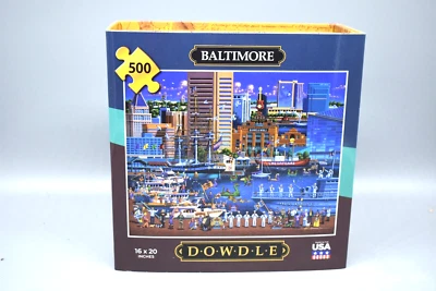 Dowdle "Baltimore" 500 Piece Puzzle, 16" x 20", Put together once, Made in USA - Image 1 of 3