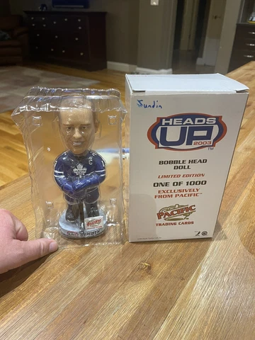Toronto Maple Leafs Mats Sundin Bobble NHL PACIFIC HEADS UP 2003 BOBBLE HEAD BOX Cover
