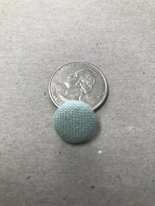Neu Sellerie grün 1/2 Zoll Stoff Stoff Knopf - Bild 1 von 3
