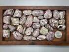 Ruby in albite tumbled stones wholesale ruby albite tumbles bulk 500g lot