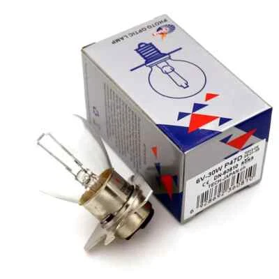 Ikon-voigtlander 39-01-58 OQ58Z 显微镜灯泡 6V30W P47D Wotan 70313 — 第 1/2 张图片