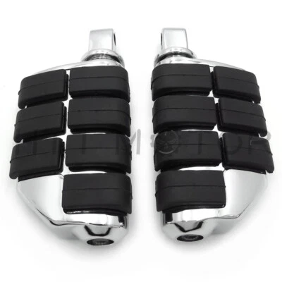 Reemplazo cromado de estriberas dobles para Passenger Victory All Cross Roads (trasero Foto 1 de 4