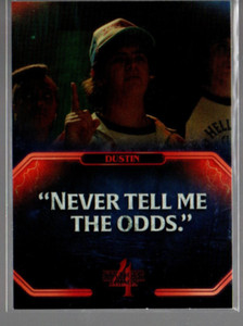 	 2023 Zerocool Stranger Things Season 4 Quotes #Q5 Never Tell Me the Odds.