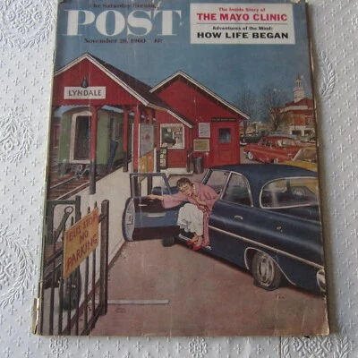1960s November 26 The Saturday Evening Post Vintage Magazine Amos Sewell VGC - Image 1 of 2