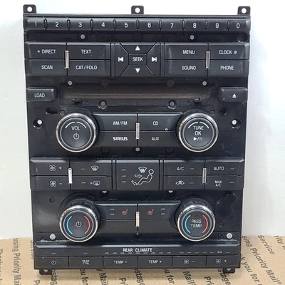OEM FORD FLEX 2009-12 TABLERO DELANTERO RADIO AIRE ACONDICIONADO PANEL CONTROL INTERRUPTOR FRONTAL Foto 1 de 4