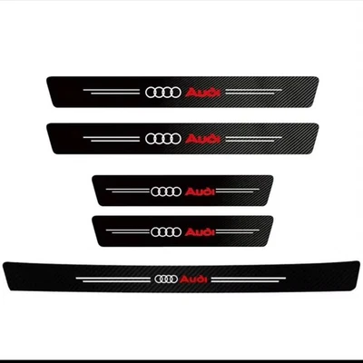 BATTITACCO ADESIVO FIBRA CARBONIO PER AUDI A1 A3 A4 A5 A6 Q3 Q5 Q7 - Immagine 1 di 4