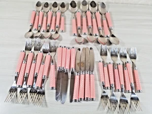 Mikasa Rosa Zopf Edelstahl Besteck Japan 40 Teile (Service für 8) Silberbesteck - Bild 1 von 8