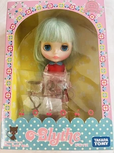 TAKARA TOMY Miss Sally Rice Blythe Niña Vestir Moda Muñeca Figura Azul 2008 - Imagen 1 de 12