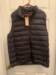 Gilet imbottito piumino Eddie Bauer 650 Cirruslite taglia TL nero - Foto 1 di 9