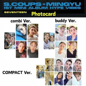 SEVENTEEN CxM S.COUPS X MINGYU HYPE VIBES 1st Mini Album Official Photocard - Picture 1 of 38