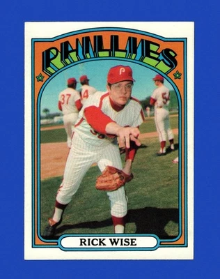 Topps Set-Break #43 1972 Rick Wise casi nuevo-como nuevo o mejor *GMCARDS* Foto 1 de 2