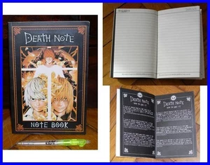 Death Note QUADERNO DELLA MORTE Block Notes Replica Libro Morti RYUK Con PIUMA - Imagen 1 de 2
