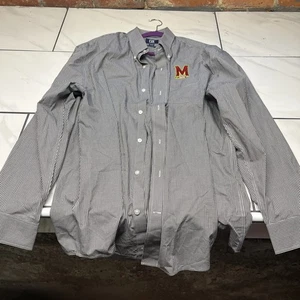 Cutter Buck Langarm Button Down Karo MARYLAND Logo Hemd Herren Größe XXL - Bild 1 von 6