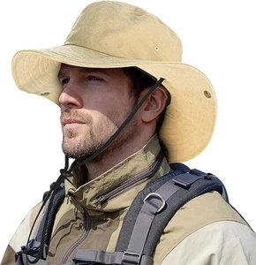 Nuevo Unisex 100% Algodón Sombrero Cubo Ala Ancha Suave y Duradero Plegable Envío Rápido - Imagen 1 de 6