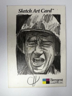 John Wayne 2005 Breygent Marketing Sketch Art Card 1/1 Chris Henderson - Image 1 of 4