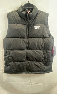 Reebok Men Black Puffer Vest Size XL - Picture 1 of 6