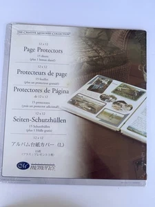 Set Of 2 Creative Memories 12 x 12 Page Protectors 30 Sheets New Sealed - Picture 1 of 2