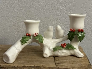 Vintage Ron Gordon Design Doppel Kerzenständer Japan Urlaub Winter Weihnachten - Bild 1 von 9