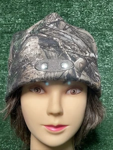 Powercap Hat Cap Fitted One Size Camouflage Camo Light Up Headlamp Outdoor Mens - Picture 1 of 7
