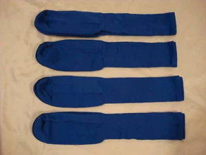 NWOT Boys / Girls Sports Soccer Ball Socks Size 6-8 Royal Blue 4 Pair - Picture 1 of 1
