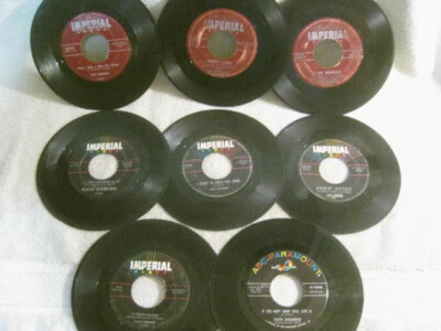 LOT OF 8 FATS DOMINO 45 on IMPERIAL & Paramount - Image 1 of 4