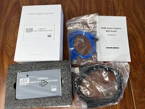 4K Audio Video Capture Converter, USB 3.0 HDMI Video Capture Device Full HD NEW! - Picture 1 of 1