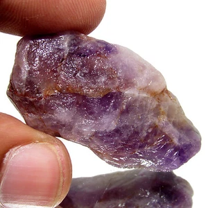 109,00 kt unbehandelter 100 % natürlicher violetter Amethyst brasilianischer grober Edelstein CH 2316 - Bild 1 von 3