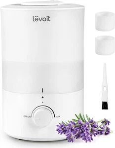 LEVOIT Large Room Quiet Cool Mist Top Fill Humidifier (3L Water Tank) - NEW - Picture 1 of 11