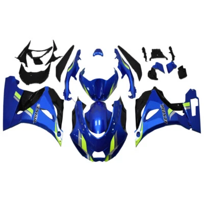Kit de plástico carenado azul verde PL apto para K17 2017-23 2024 GSXR 1000 z010 Foto 1 de 4
