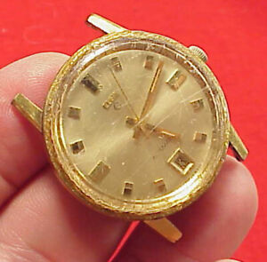 Vintage 33MM ELGIN SELFWINDING AUTOMATIC DATE WRISTWATCH CANNOT OPEN FOR REPAIR