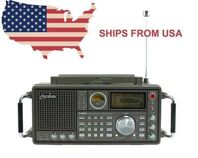 TECSUN S-2200x AM/FM MW LW SW Shortwave SSB VHF Airband DSP radio receiver - Image 1 of 4