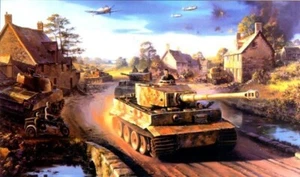 TRUDGIAN Tigers In Normandy Panzer D-Day Plus 3 - 3 Panzer Sigs con Robert Taylor - Imagen 1 de 2
