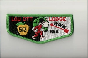Lodge 513 Lou Ott S-9 OA flap - Picture 1 of 1