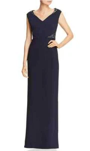 Authentic Adrianna Papell AP1E204021 Dress--Color: Midnight --Size: 14 - Picture 1 of 1