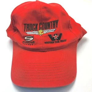 Western Star Sterling Trucks Truck Country Mütze Cap Snapback Rot Vintage B309D - Bild 1 von 5