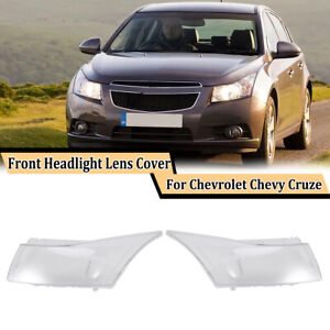 For Chevrolet Chevy Cruze 2011-2014 Front Headlight Lens Cover Replacement Shell