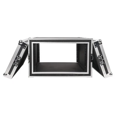 Estuche para rack de madera contrachapada Sound Town Shock Mount 6U con 21" de profundidad en rack (STRC-SP6U) Foto 1 de 4