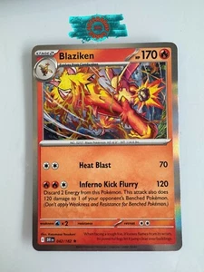 HOLO Pokemon Destined Rivals Blaziken 042 Card New SET 2025 FRESH MINT Combusken - Picture 1 of 1