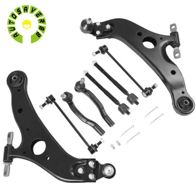 8x Control Arm Ball Joint Tie Rod End Kit for 2004-2010 Toyota Sienna 3.3L 3.5L Foto 1 de 4