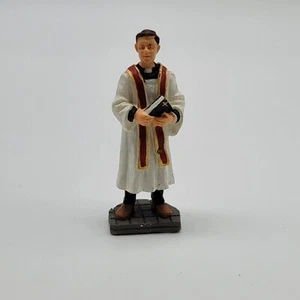 Lemax Christmas Village Minister Retirado Descontinuado SKU#: 02399 Predicador - Imagen 1 de 7