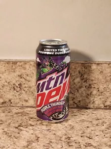 Mountain Dew Purple Thunder EMPTY 16oz Can CANADA ๐จ๐ฆ (2022) - Picture 1 of 6