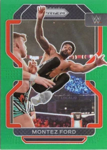 2022 Panini Prizm WWE Green Prizm #125 Montez Ford - Picture 1 of 2