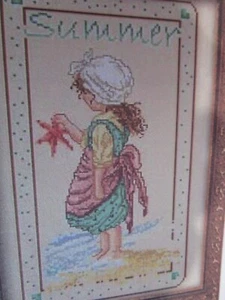 PASSIONE RICAMO: Country Summer Counted Cross Stitch Chart (ONLY) #CY02 - Picture 1 of 5