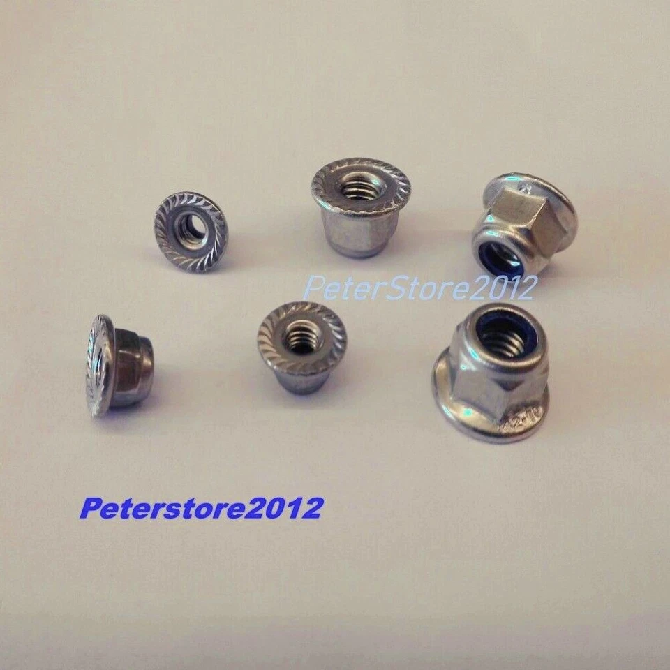 Flanschmutter selbstsichernd Sperrverzahnung DIN 6926 A2 M4 M5 M6 M8 M10 M12  - Bild 1 von 1