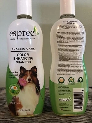 Champú potenciador del color Espree para perros/gatos - Juego de 2 botellas de 12 fl oz Foto 1 de 2